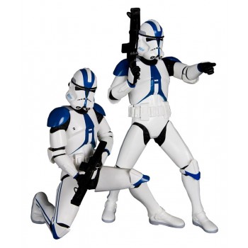 Star Wars ARTFX+ Statue 2-Pack Clone Trooper 501st Legion Limited Edition 18 cm